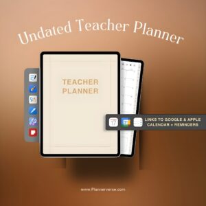 Undated Teacher Planner