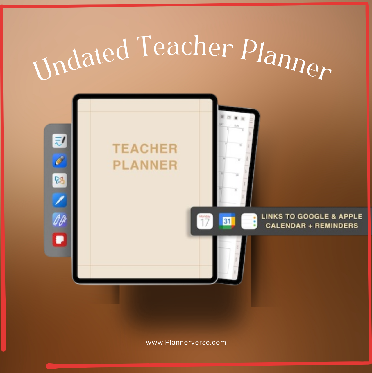 Undated Teacher Planner
