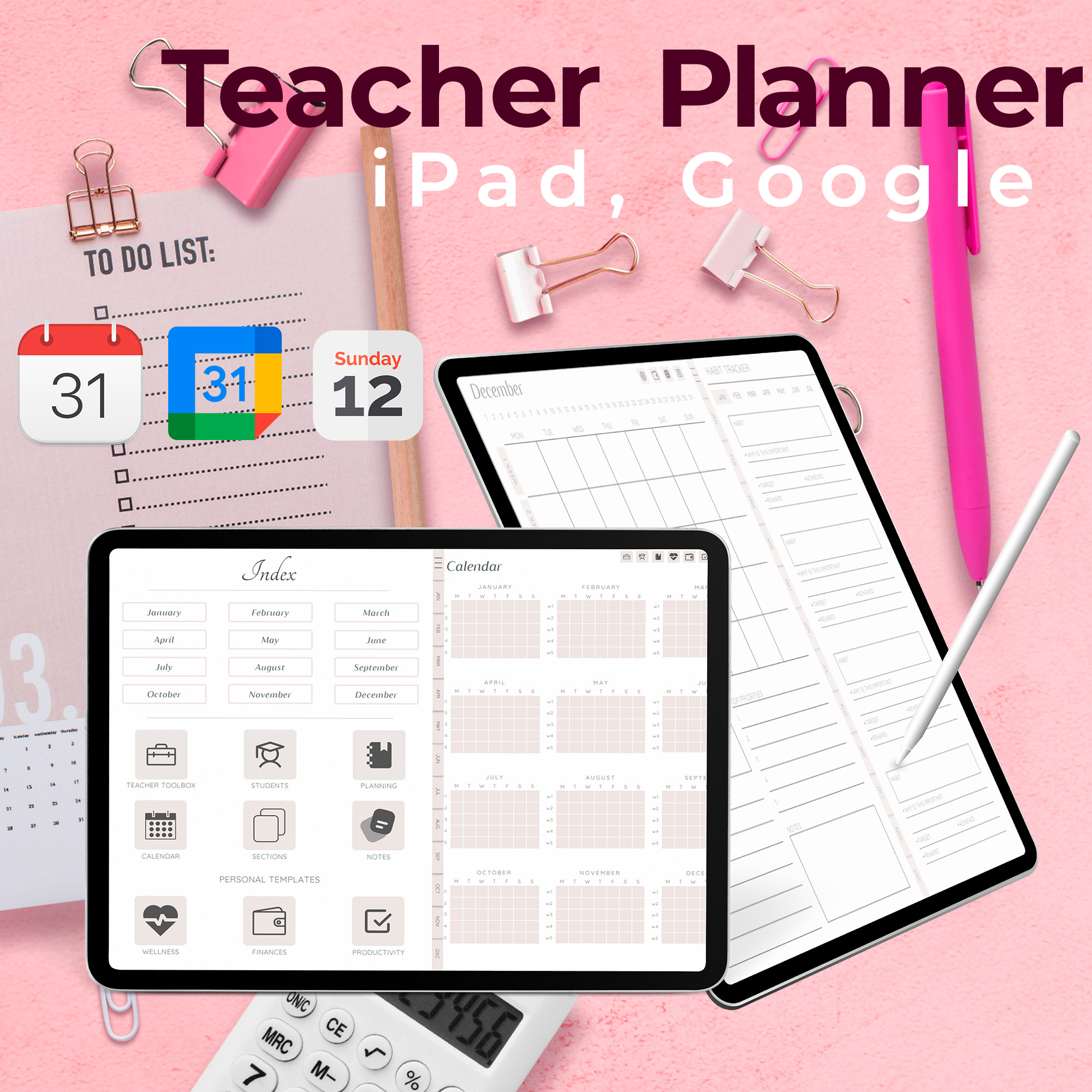 2025 Teacher Planner - PlannerVerse