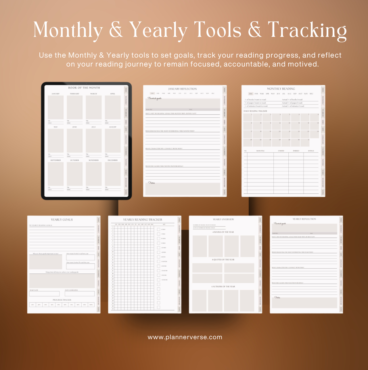 Digital Reading Journal for Goodnotes | Book Tracker, Reading Log & Planner for iPad - Image 8