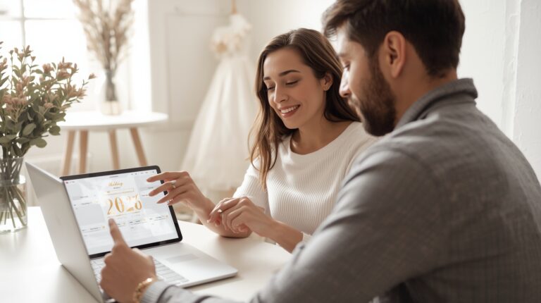 how couples plan weddings in 2026 with digital planners